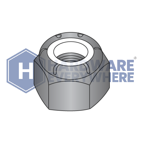 832 NYLON INSERT LOCK NUTS / Steel / Black Oxide Hardware Everywhere