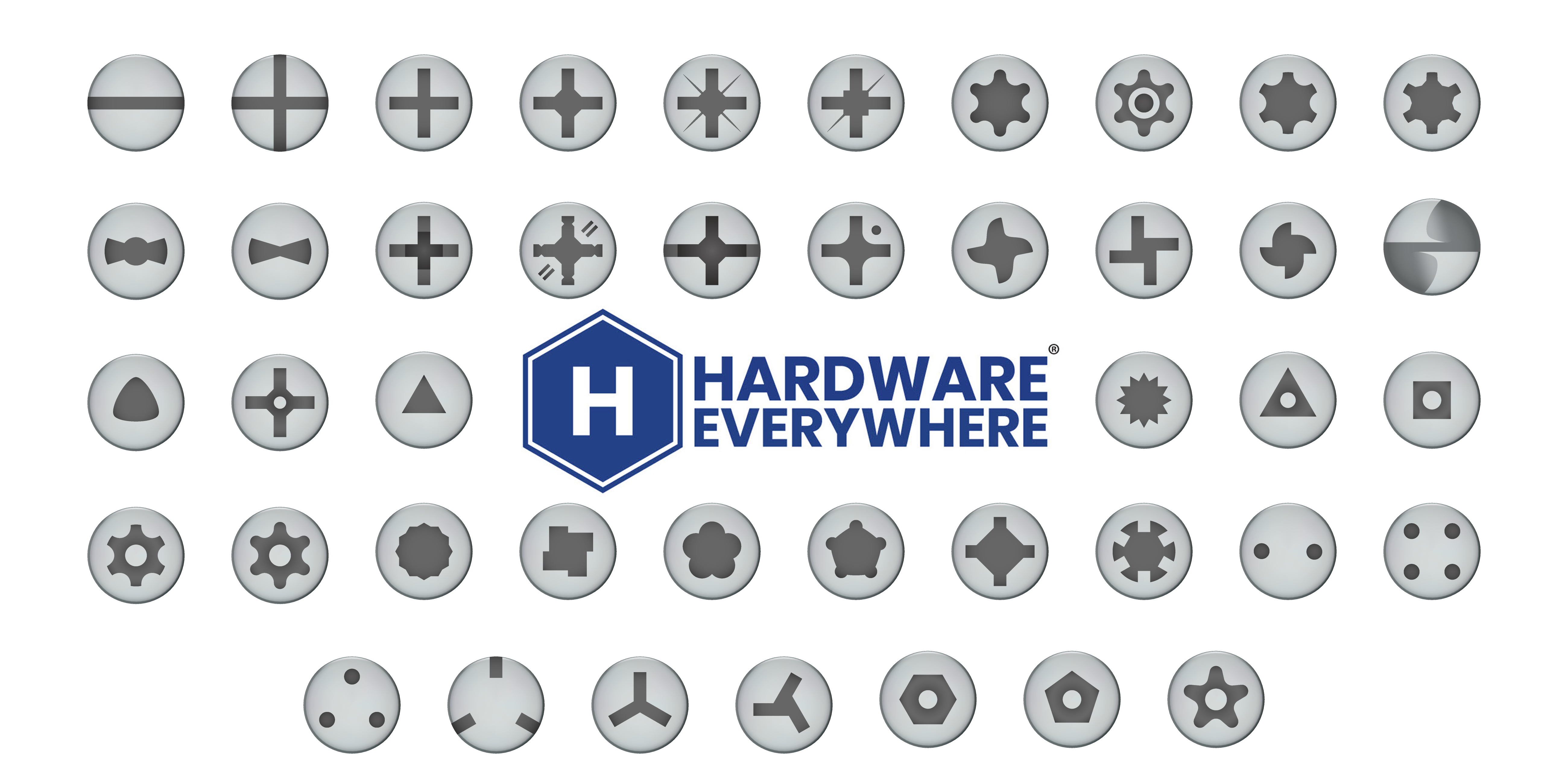 Slasher Drive Types Your Complete Guide to Fastener Drives – Hardware Everywhere