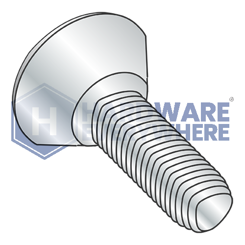 8-32 X 3/8 Thread Forming Screws / Phillips / Oval Head Undercut / Steel / Zinc / Taptite Alternate