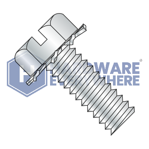 10-32 x 1/2 SEMS SCREWS / Slotted / Hex Head / Steel / Zinc