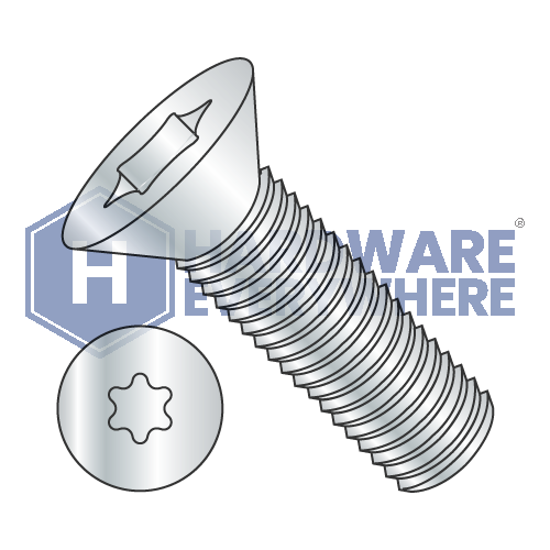 10-24 x 5/8 MACHINE SCREWS / Torx / Flat Head / Steel / Zinc