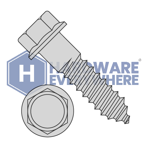 1/4 x 1 1/2 LAG SCREWS / Hex Flange Head / Steel / Hot Dipped Galvanized