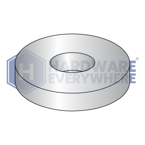 #10 FLAT WASHERS / 18-8 Stainless / Plain