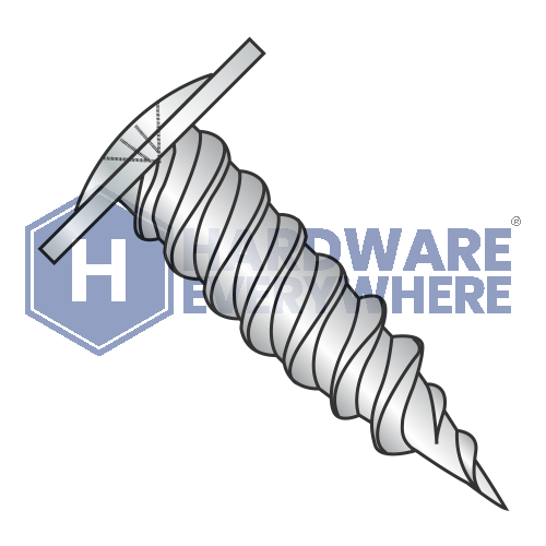 6 x 3/4 SELF PIERCING SCREWS / Phillips / Mod Truss Head / Steel / Zinc