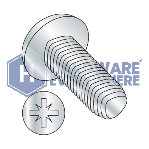 10-24 X 5/16 Thread Forming Screws / Pozi / Pan Head / Steel / Zinc / Taptite Alternate