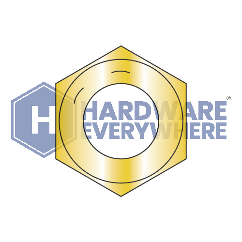 9/16-12 FINISHED HEX NUTS / Grade 8 / Yellow Zinc / MADE IN USA