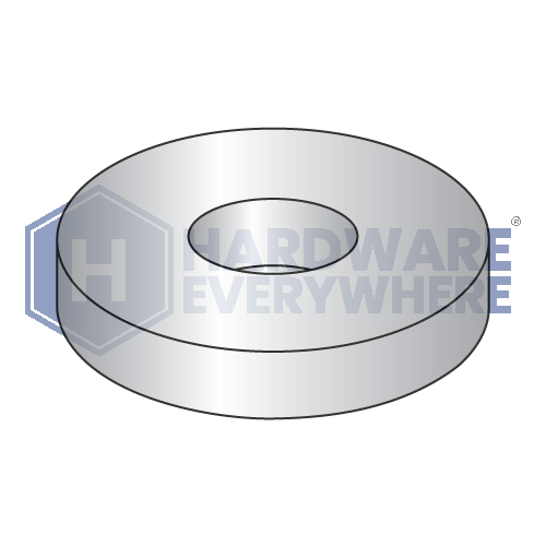 3/8 FLAT WASHERS / 18-8 Stainless / Plain