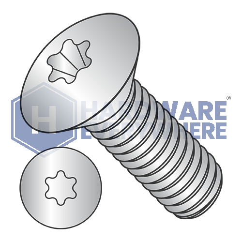 1/4-20 x 3/4 MACHINE SCREWS / Torx / Oval Head / Steel / Zinc