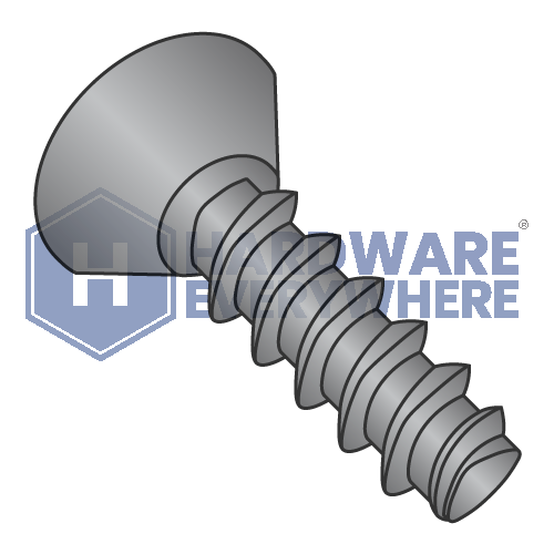 10-14 X 3/8 Thread Forming Screws / Phillips / Flat Head Undercut / Steel / Black Oxide / Plastite (Blunt Tip) Alternate 48-2