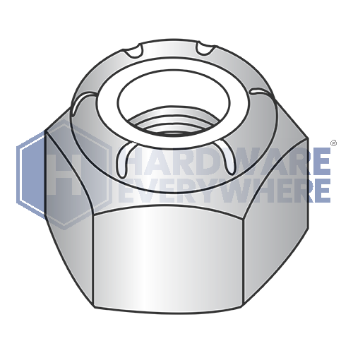 M4 METRIC NYLON INSERT LOCK NUTS / A2 Stainless / Plain / HIGH TYPE