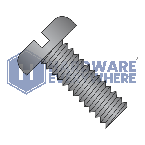 4-40 x 3/8 MACHINE SCREWS / Slotted / Pan Head / Steel / Black Zinc
