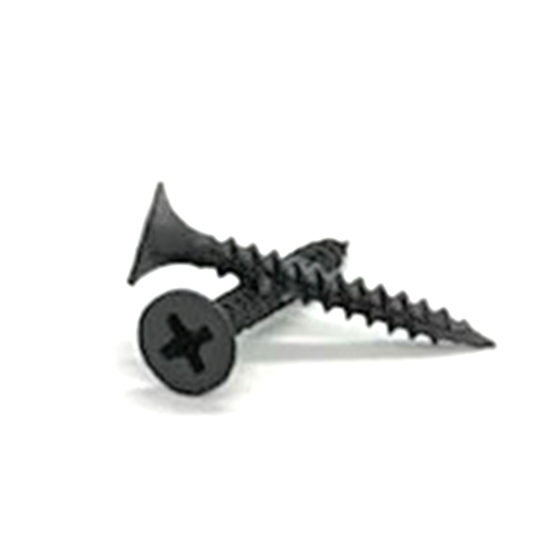 6 x 3/4 DRYWALL SCREWS / Phillips / Bugle Head / Steel / Black Oxide