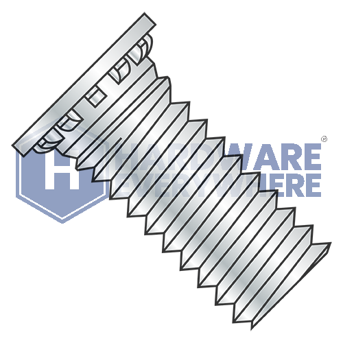 3/8-16 x 1 3/4 SELF CLINCHING STUD / Steel / Zinc