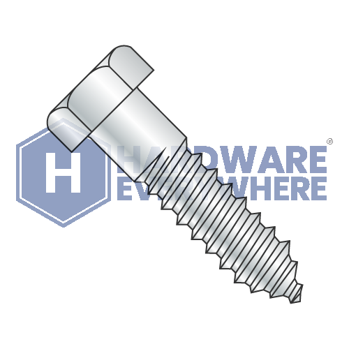 3/8 x 1 1/4 LAG SCREWS / Hex Head / Steel / Zinc