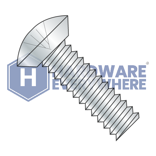 10-32 x 1/4 MACHINE SCREWS / Phillips / Oval Head Undercut / Steel / Zinc