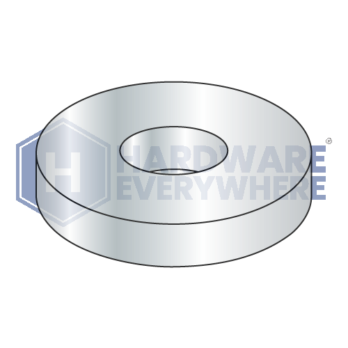 #8 FLAT WASHERS / Steel / Zinc