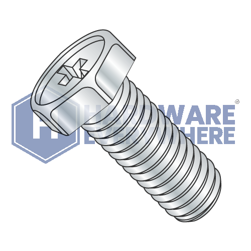 10-32 x 1 MACHINE SCREWS / Phillips / Hex Head / Steel / Zinc