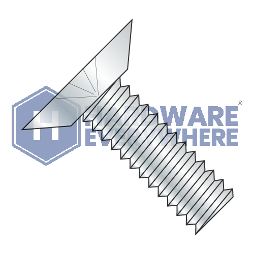 4-40 x 1/8 MACHINE SCREWS / Phillips / Flat Head Undercut / Steel / Zinc