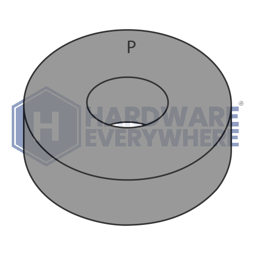 5/16 USS  Thru-Hardened Washers / Steel / Plain