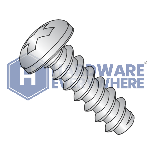 #10 x 3/4 SCREWS / Phillips / Pan Head / 18-8 Stainless / Plain