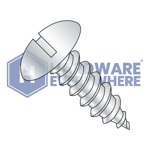 #14 x 3/4 SHEET METAL SCREWS / Slotted / Truss Head / Steel / Zinc