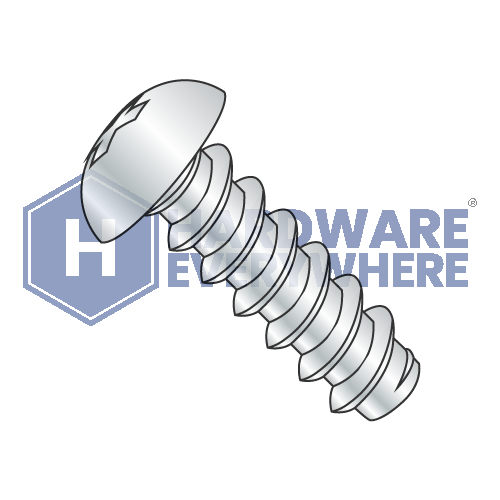 #10 x 3/8 SHEET METAL SCREWS / Phillips / Round Head / Steel / Zinc