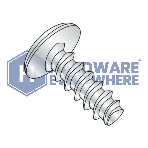 1/4-10 X 3/4 Thread Forming Screws / Phillips / Truss Head / Steel / Zinc / Plastite (Blunt Tip) Alternate 48-2