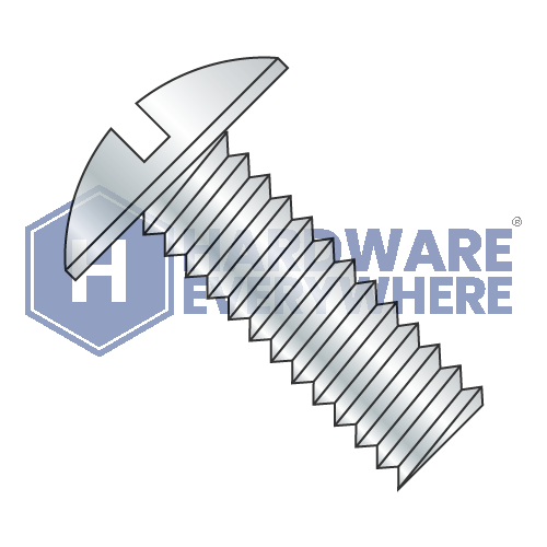 8-32 x 5/8 MACHINE SCREWS / Slotted / Truss Head / Steel / Zinc