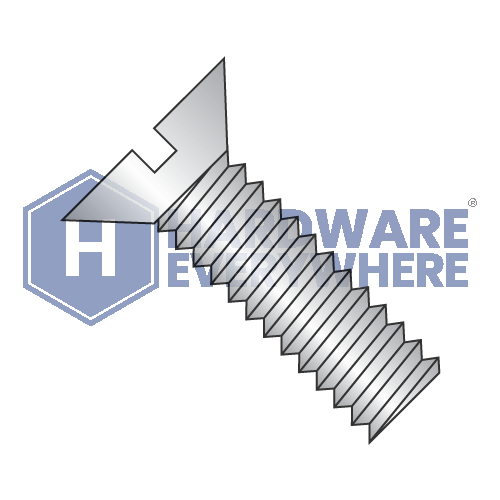 5/16-18 x 3/4 MACHINE SCREWS / Slotted / Flat Head / 18-8 Stainless / Plain