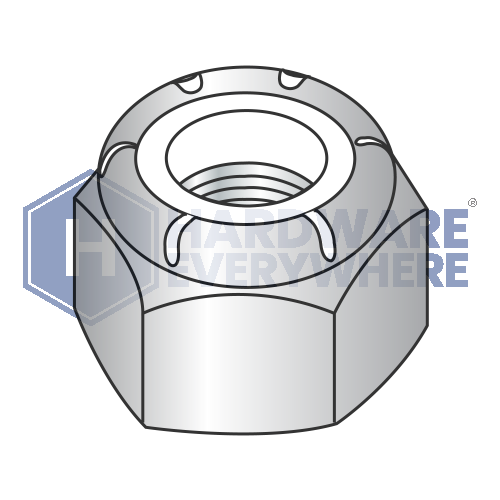 M8 METRIC NYLON INSERT LOCK NUTS / A4 Stainless / Plain