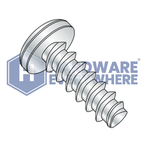 6-19 X 1 1/2 Thread Forming Screws / Phillips / Pan Head / Steel / Zinc / Plastite (Blunt Tip) Alternate 48-2