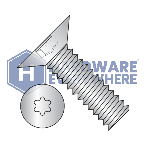 8-32 x 1/4 MACHINE SCREWS / Torx / Flat Head / 18-8 Stainless / Plain
