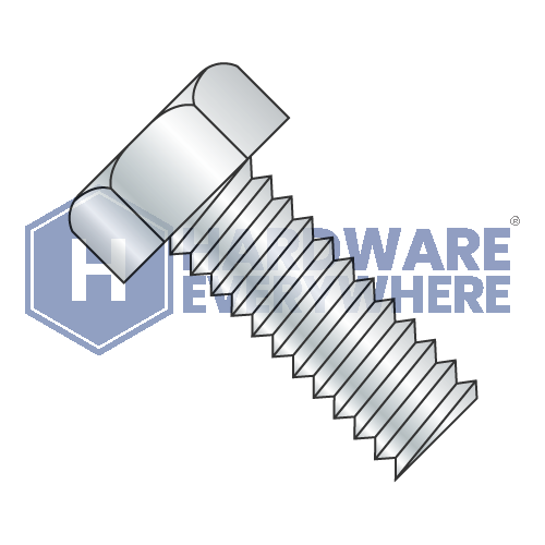 12-24 x 1 1/4 MACHINE SCREWS / Unslotted / Hex Head / Steel / Zinc