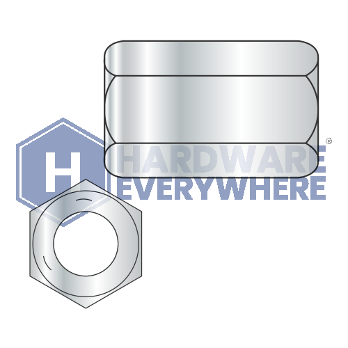 10-24 X 3/4 HEX COUPLING NUTS / Grade 5 / Zinc