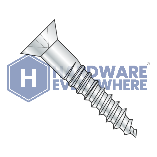 8-15 x 1 3/4 WOOD SCREWS / Phillips / Flat Head / Steel / Zinc