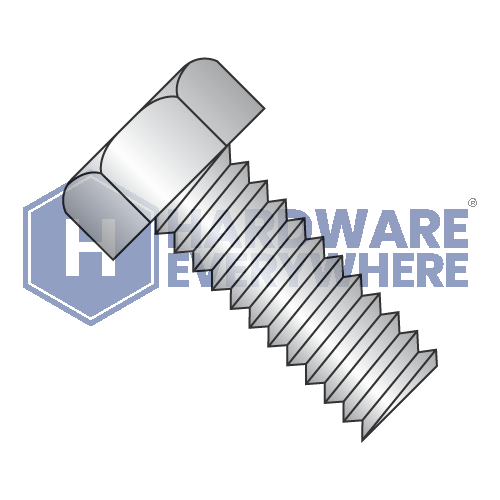 10-32 x 7/8 MACHINE SCREWS / Unslotted / Hex Head / 18-8 Stainless / Plain
