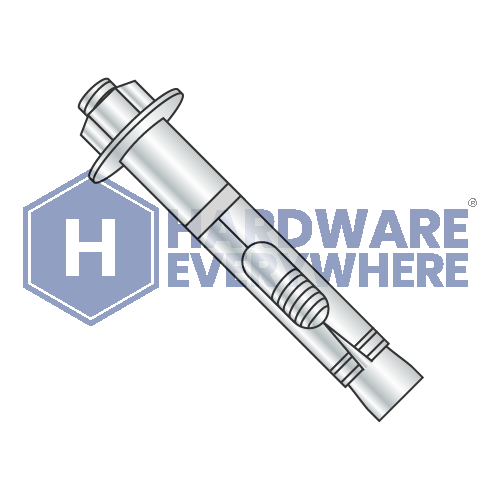 5/16 x 2-1/2 SLEEVE ANCHORS / Hex / Steel / Zinc