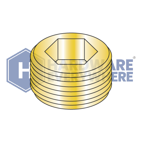 3/8 SOCKET PIPE PLUGS / Brass / Plain