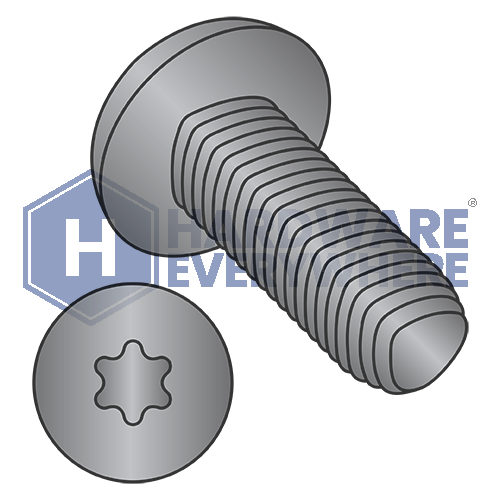 4-40 X 3/8 Thread Forming Screws / Phillips / Pan Head / Steel / Black Zinc / Taptite Alternate