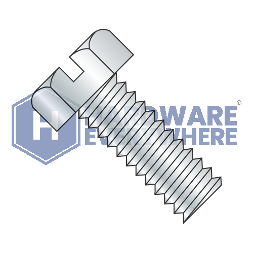 8-32 x 5/16 MACHINE SCREWS / Slotted / Hex Head / Steel / Zinc