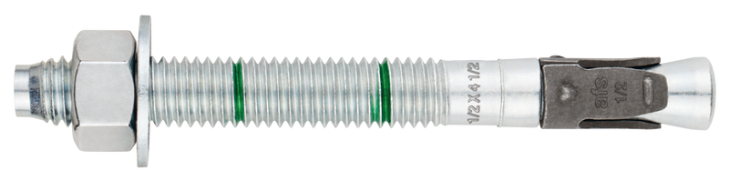 1/2 x 10 Aerosmith Sure-Wedge Anchors / Steel / Zinc