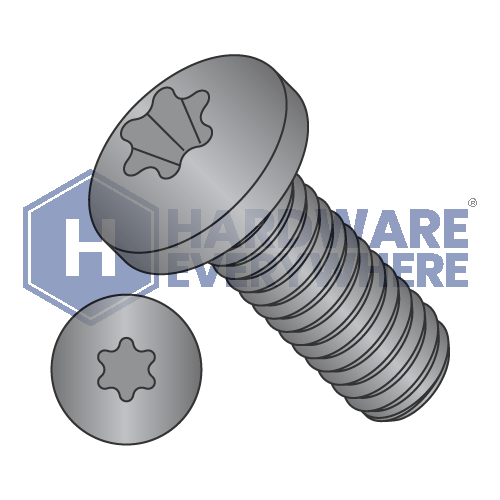 8-32 x 3/4 MACHINE SCREWS / Torx / Pan Head / Steel / Black Oxide