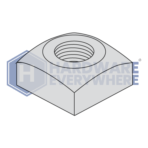 5/8-11 SQUARE NUTS / Steel / Hot Dipped Galvanized
