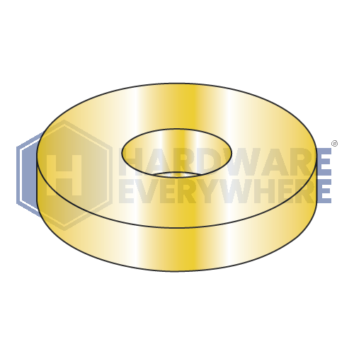 9/16 USS  Thru-Hardened Washers / Steel / Zinc Yellow