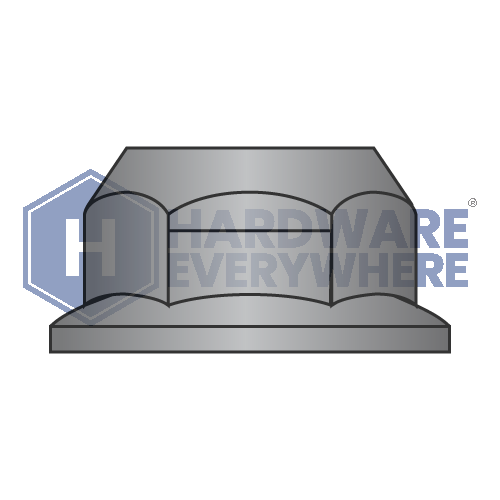 M12-1.75 METRIC TOP LOCK FLANGE NUTS / Class 10 / Black Phosphate