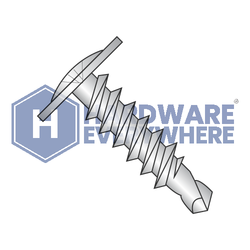 #8 x 2 1/2 SELF DRILLING SCREWS / Phillips / Mod Truss Head / 410 Stainless / Plain