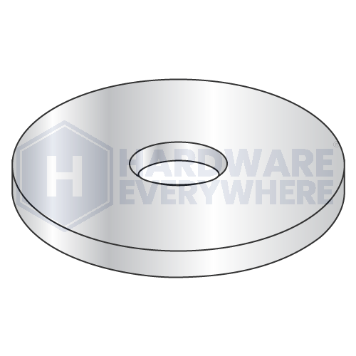 1/4 FLAT WASHERS / Steel / Zinc