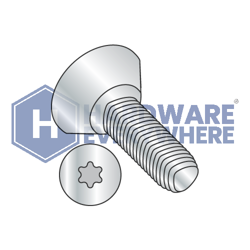 1/4-20 x 3/4 THREAD FORMING SCREWS / Torx / Flat Head Undercut / Steel / Zinc