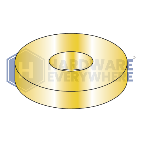 #10 FLAT WASHERS / Steel / Zinc Yellow