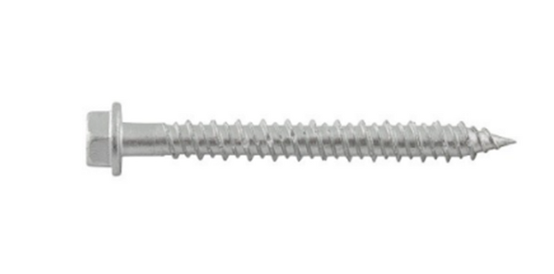 1/4 x 2-3/4 Elco Aggre-Gator / Hex Washer Head / 18-8 Stainless / Stalgard